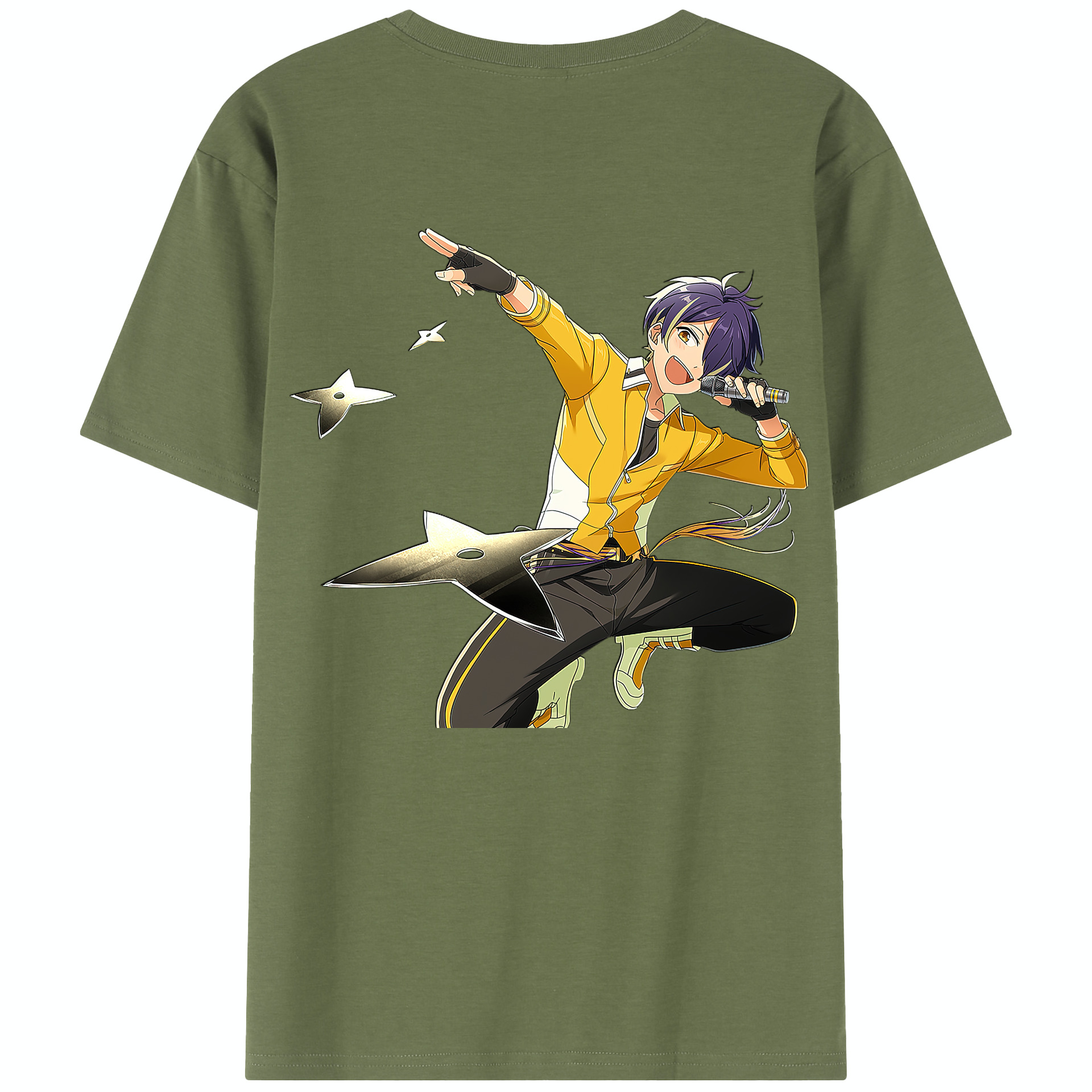 （画像用） あんさんぶるスターズ! Ensemble Stars 綿100％半袖Tシャツ（背面プリント）